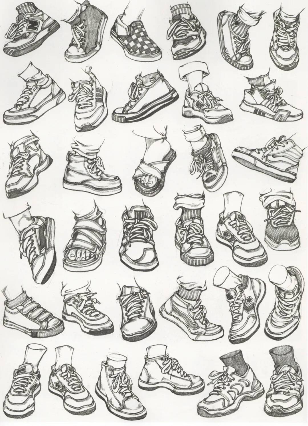 由鞋子联想的创意图形,鞋子联想图形创意10个,图形的创意与联想绘画_大山谷图库