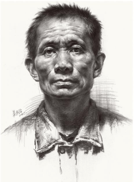 【杭州画室素描头像教程】男性头像可不是盲目地画黑就行了，关键是结构！