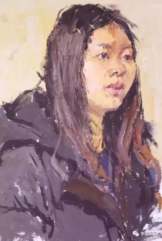 李靖画室优秀色彩头像作品欣赏