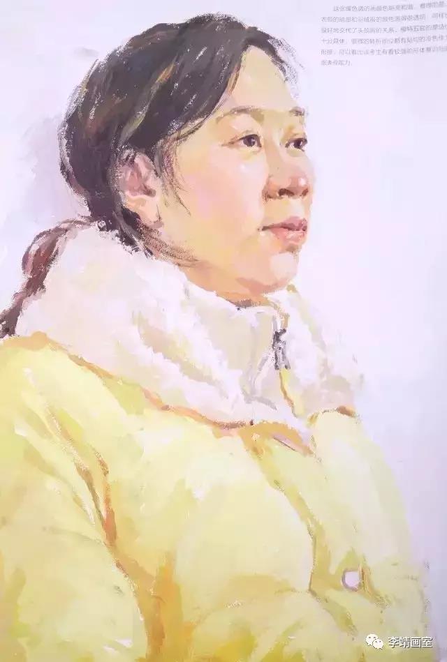 李靖画室优秀色彩头像作品欣赏