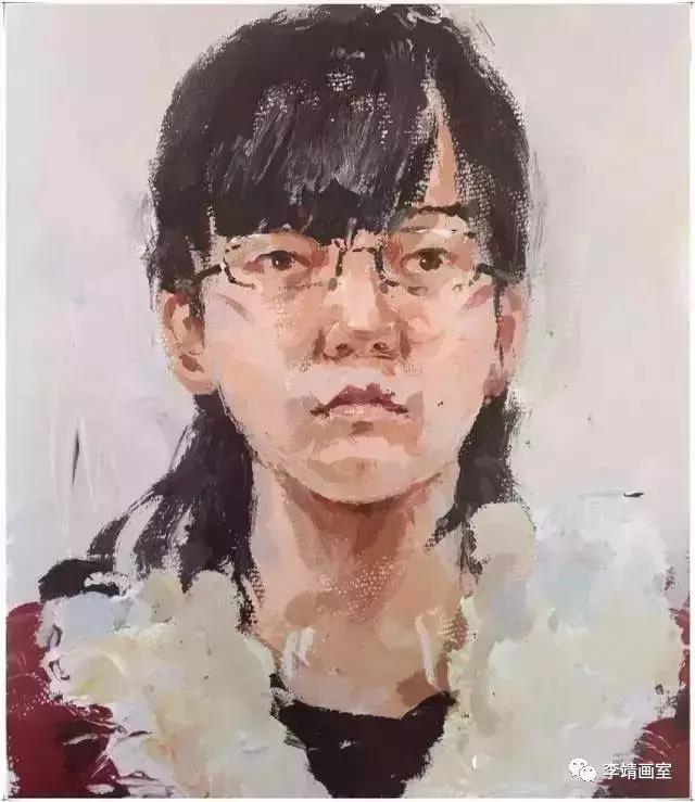 李靖画室优秀色彩头像作品欣赏