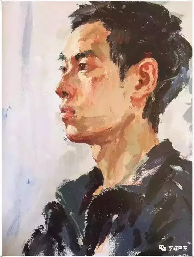 李靖画室优秀色彩头像作品欣赏