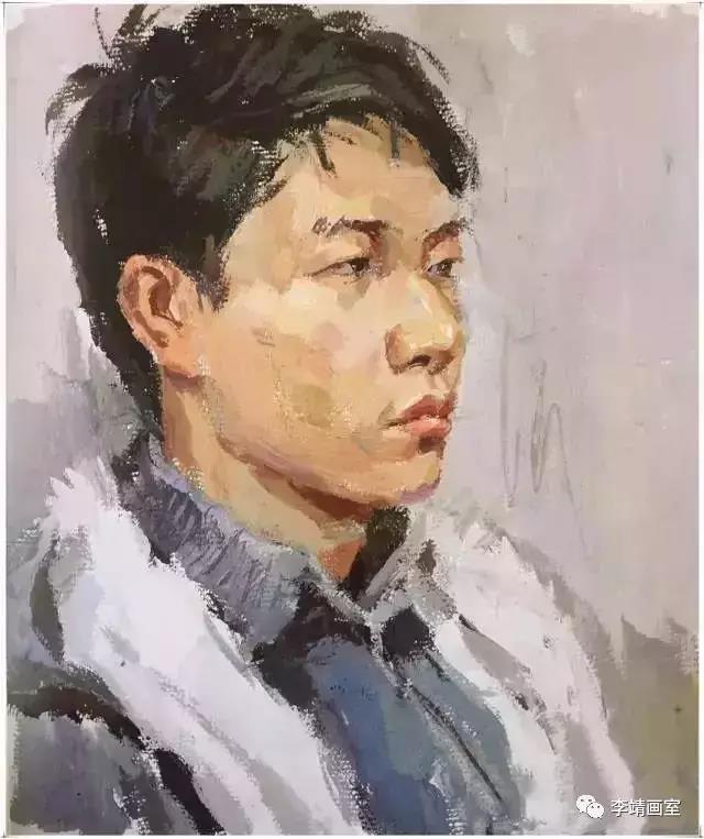 李靖画室优秀色彩头像作品欣赏