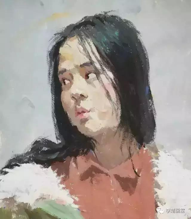 李靖画室优秀色彩头像作品欣赏
