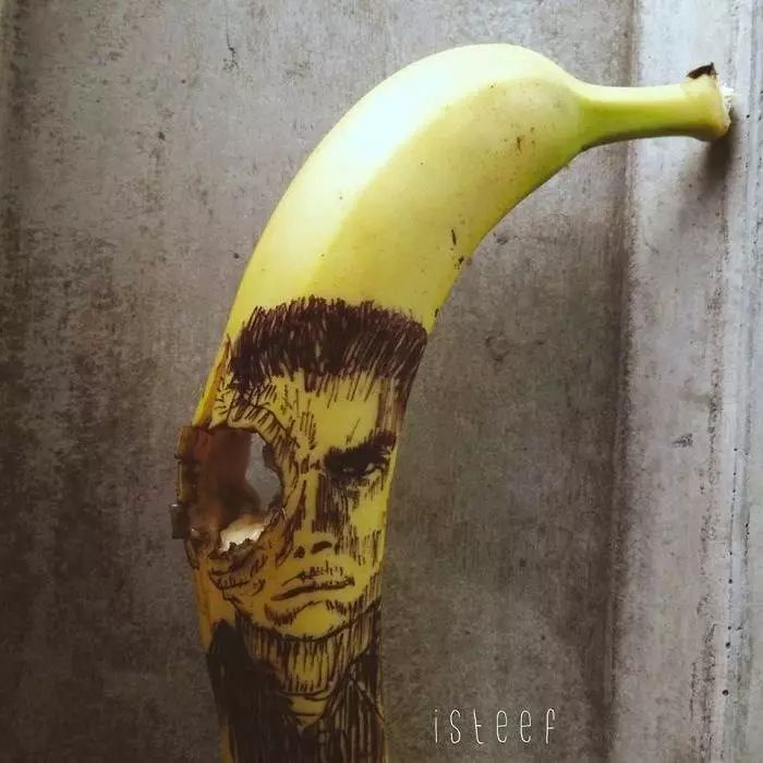 荷兰艺术家Stephan Brusche香蕉雕刻作品