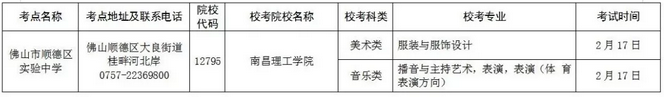 广东省美术高考2019年美术校考设点的普通高等学校名单发布
